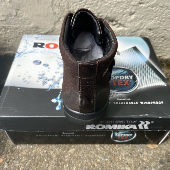 Romika Madera Brown Suede Ankle Boots 6.5/37 - Picture 4 of 7